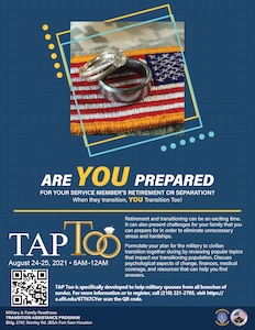 JBSA-Fort Sam Houston M&FRC to host ‘TAP Too’ workshop Aug. 24-25
