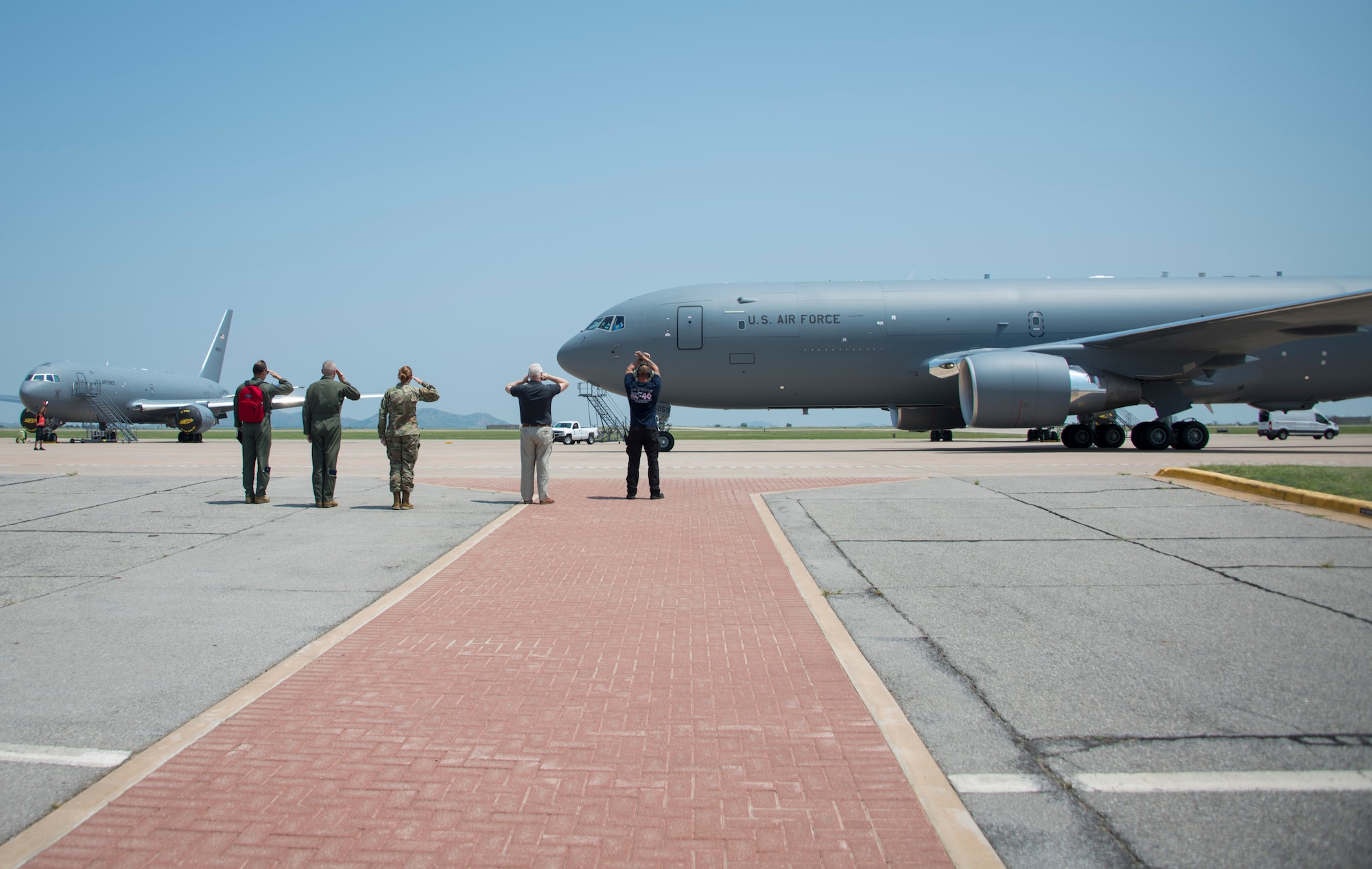 AETC deputy commander delivers AAFB’s newest KC-46