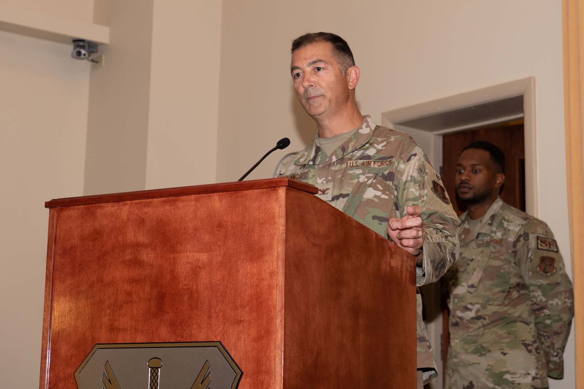 ceremony, mission support group, 192nd Wing, Virginia, air national guard