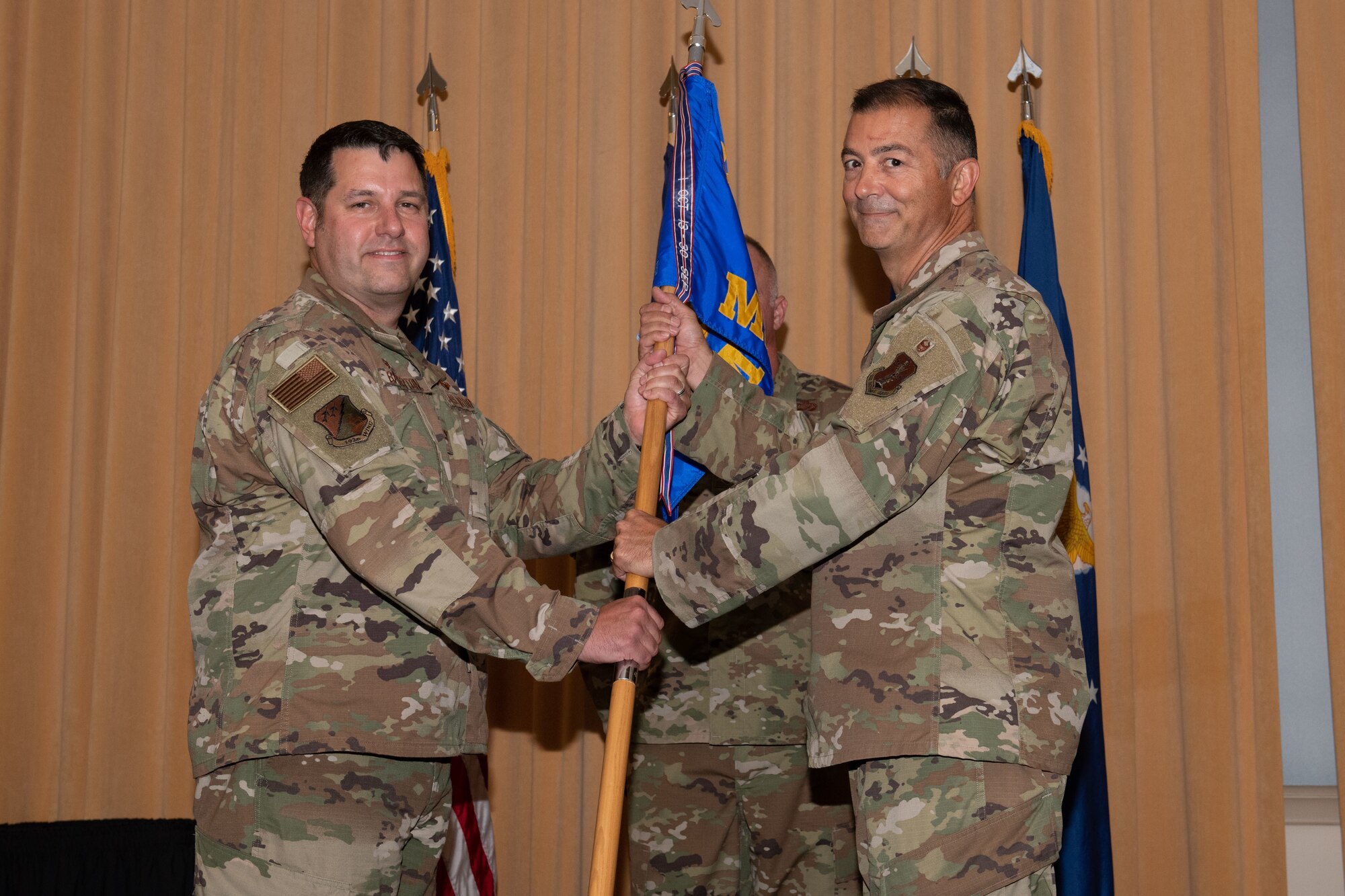 ceremony, mission support group, 192nd Wing, Virginia, air national guard