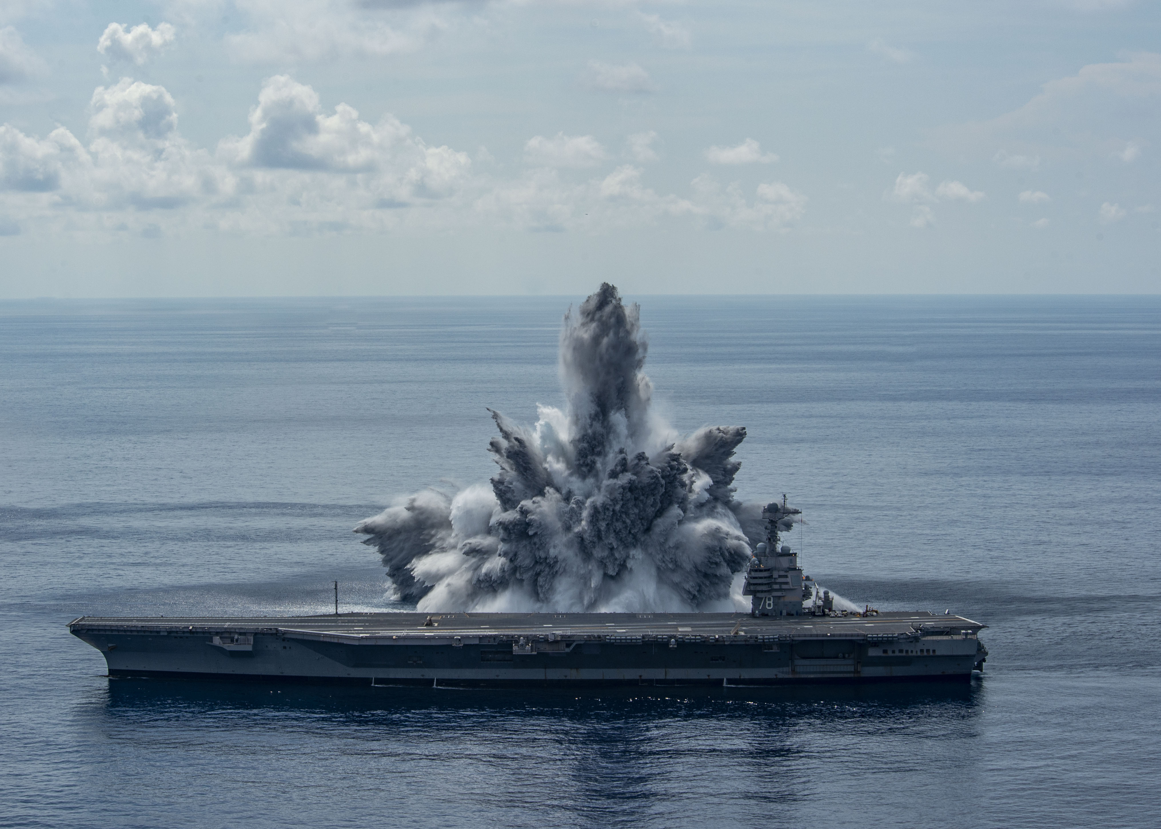 USS Gerald R. Ford Conducts Final Explosive Event, Completing Full Ship