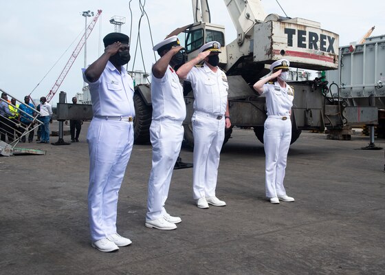USS Hershel “Woody” Williams Arrives in Nigeria for Maritime Security Engagement