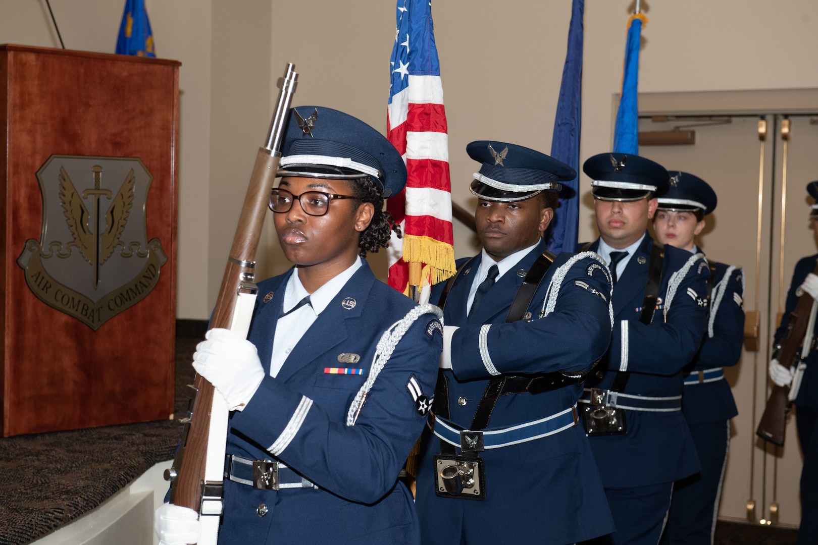 ceremony, mission support group, 192nd Wing, Virginia, air national guard