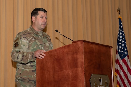 ceremony, mission support group, 192nd Wing, Virginia, air national guard