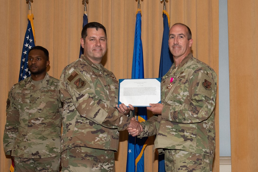 ceremony, mission support group, 192nd Wing, Virginia, air national guard