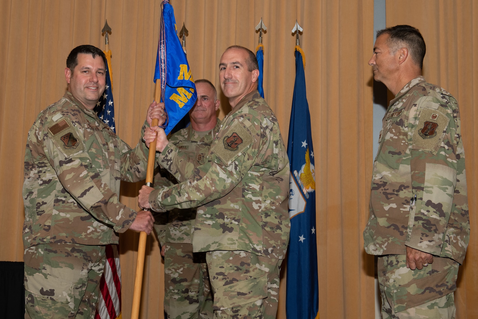 ceremony, mission support group, 192nd Wing, Virginia, air national guard