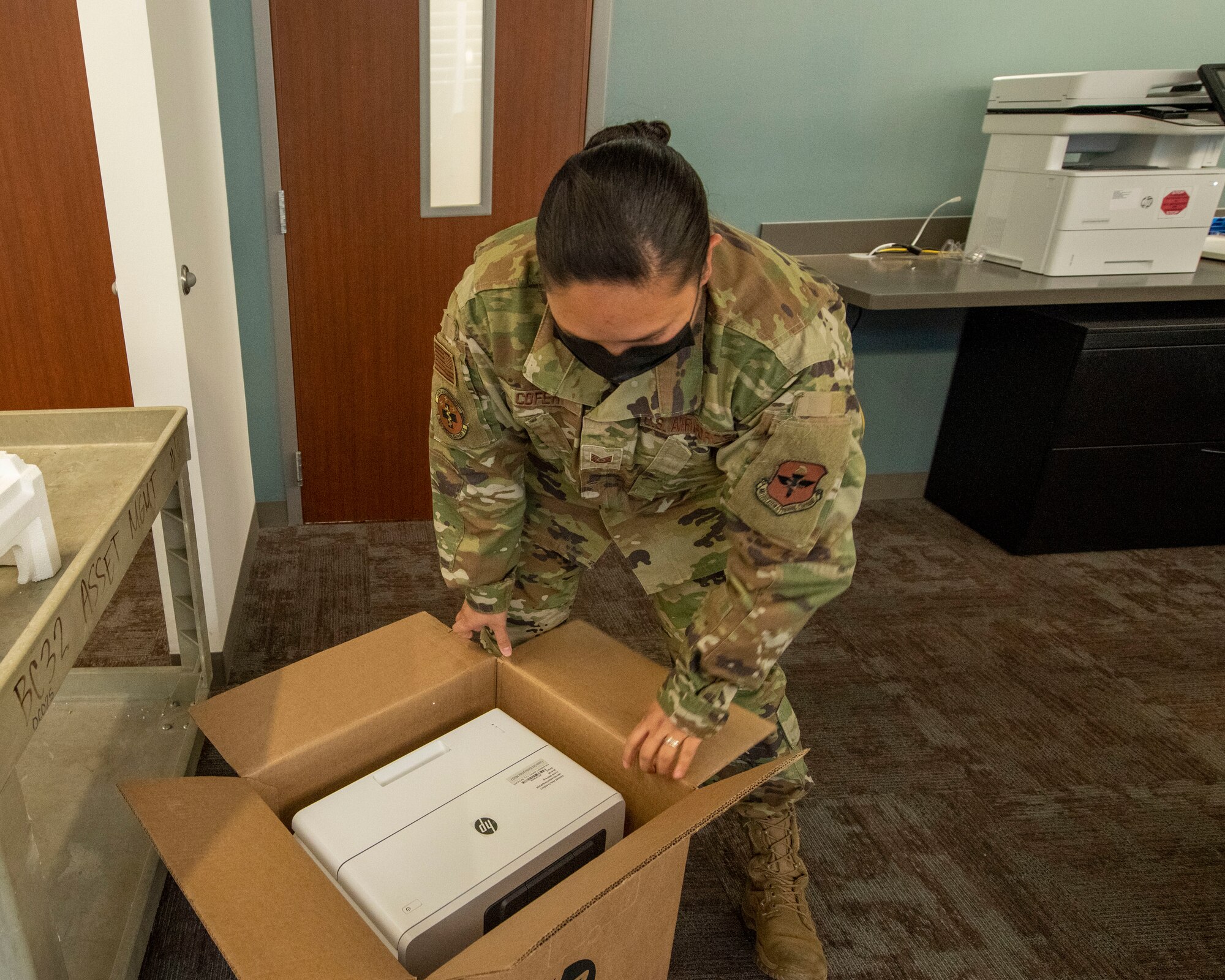 Medical Wing prepares information technology equipment for new electronic health record MHS GENESIS