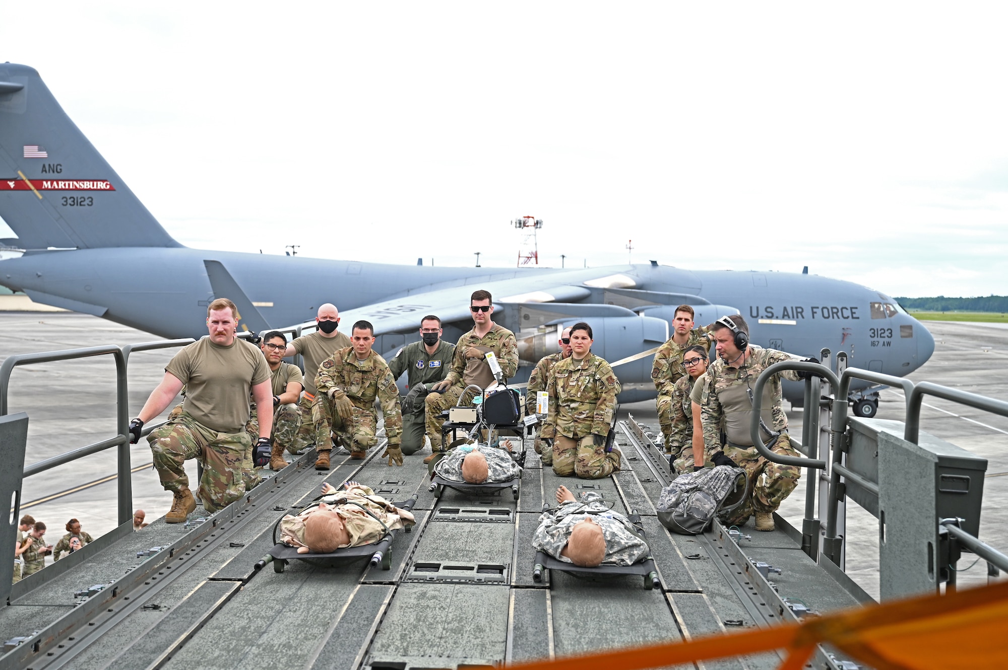 Image of Airmen training.