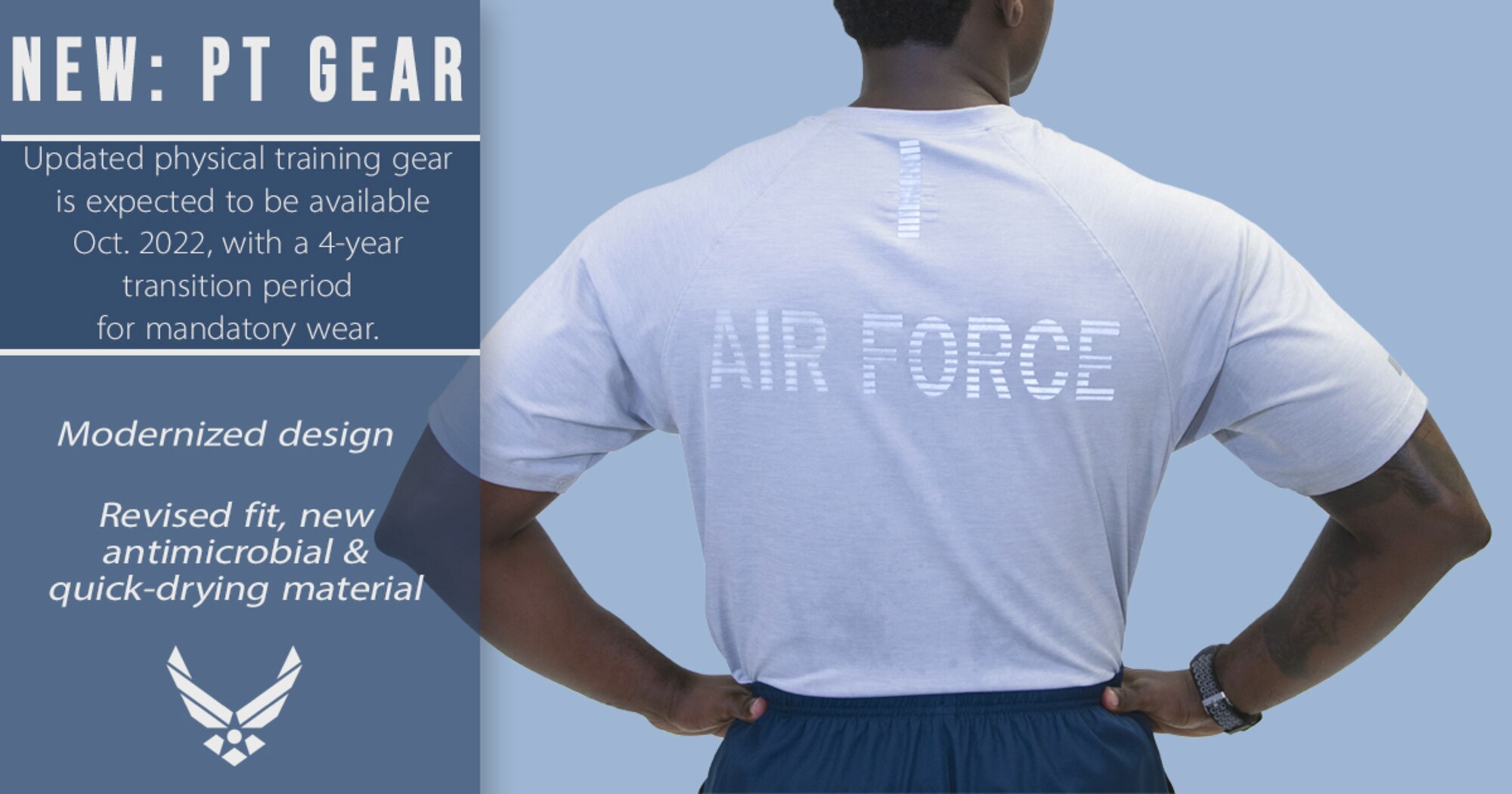 New dress and appearance changes are expected to be released in early October 2021 upon the updated publication of Air Force Instruction 36-2903, Dress and Appearance of Air Force Personnel. Changes include male bulk hair standards, cosmetic tattooing, female hair accessory size, optional hosiery in dress uniform, transparent piercing spacers and morale patches. (U.S. Air Force illustration)