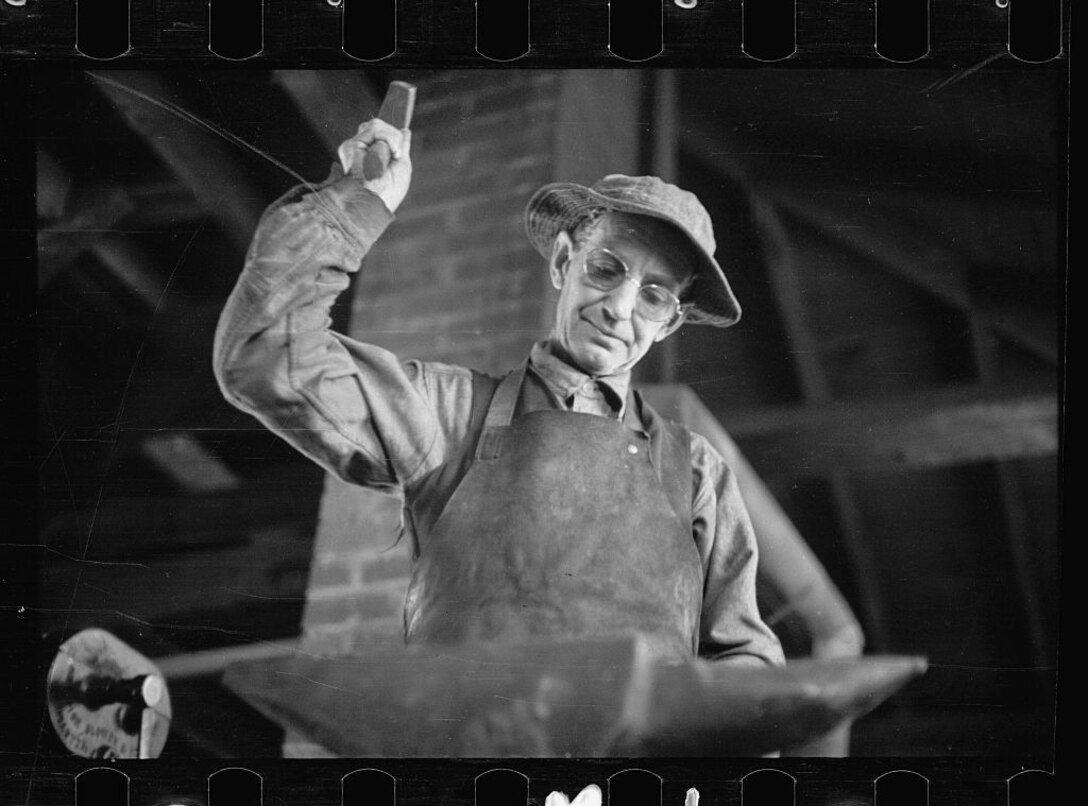 Civilian Conservation Corps blacksmith