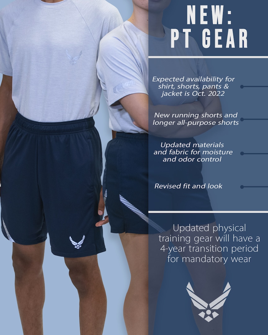 Air Force finalizes PT uniform design; will begin production process > Air  Force > Article Display