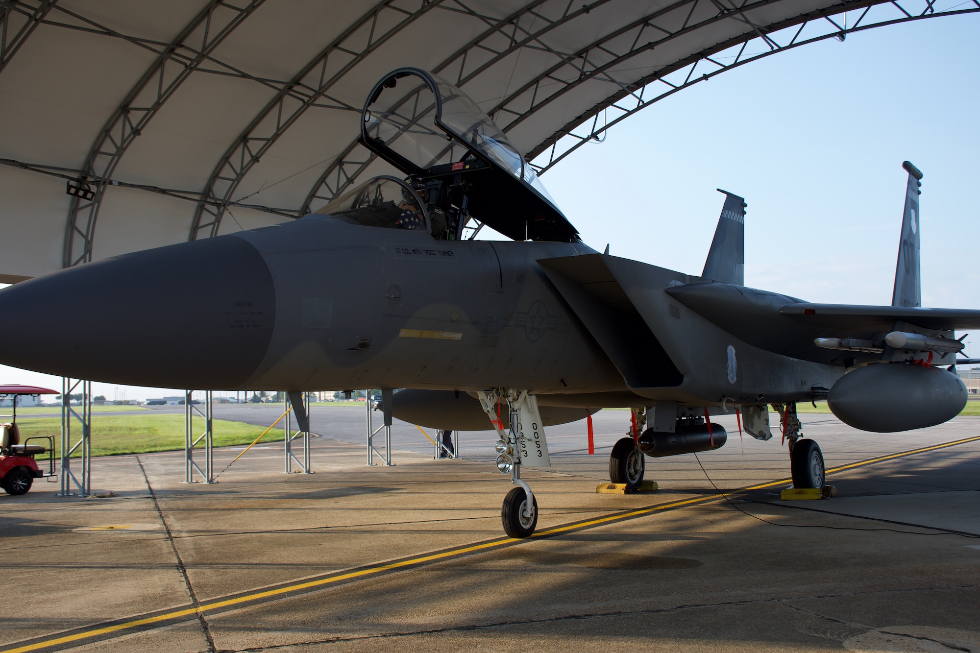 F-15 in flight