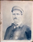 An official photograph showing Surfman Rasmus S. Midgett in uniform. (U.S. Coast Guard)