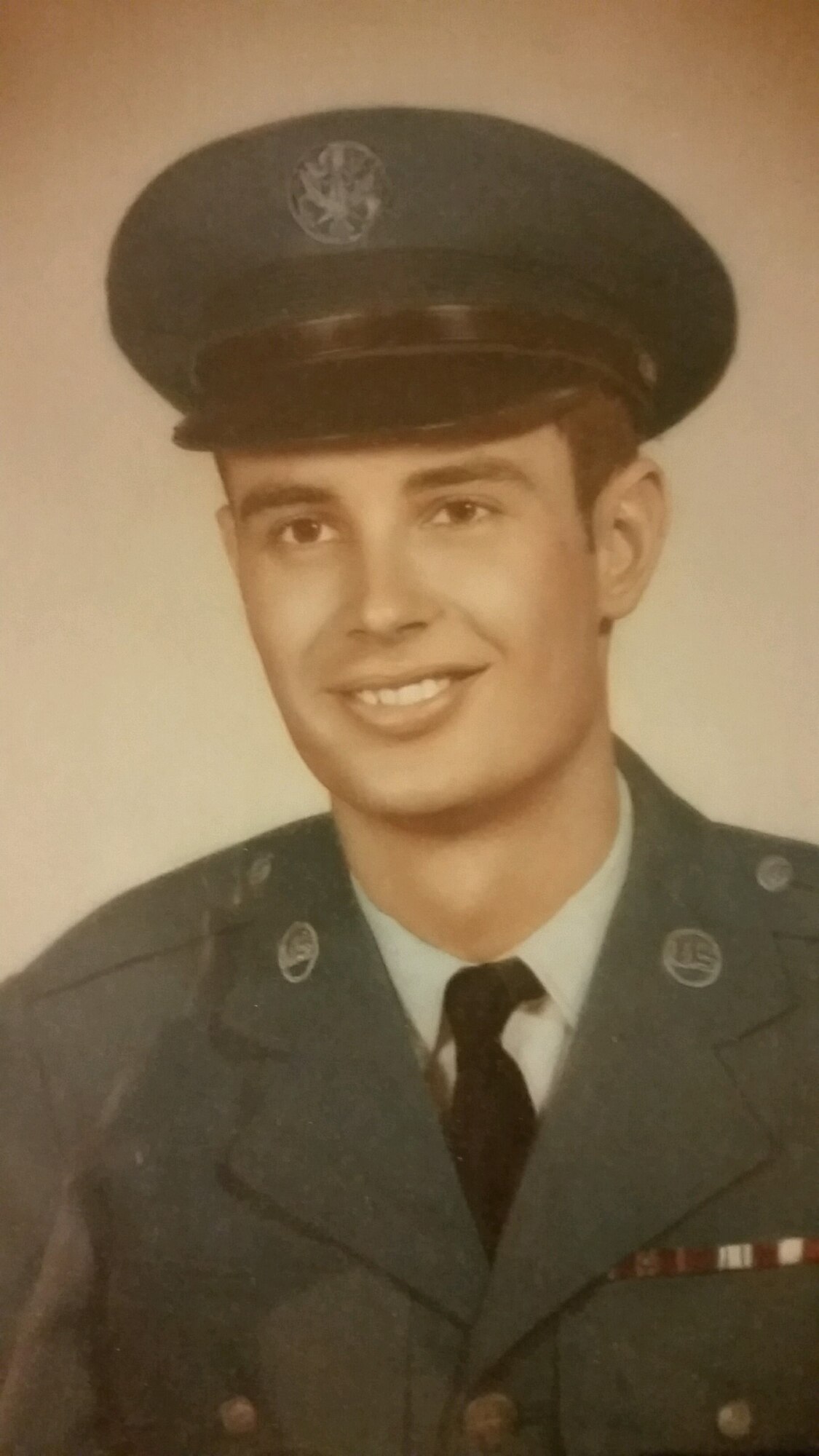 U.S. Air Force Reserve retired Master Sgt. Gregory Gore poses for an official photo in early 1969 before departing for Vietnam.