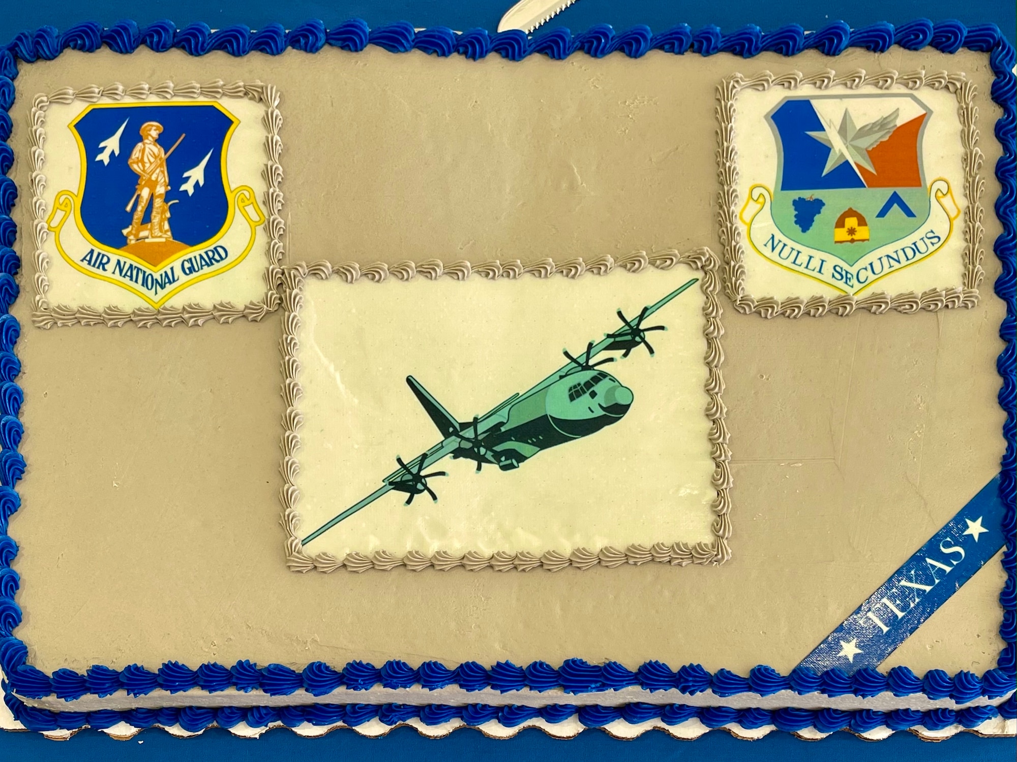 Sheet cake for C-130J Welcoming Reception