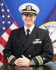 Studio portrait of Lt. Cmdr. Daniel Pedrotty