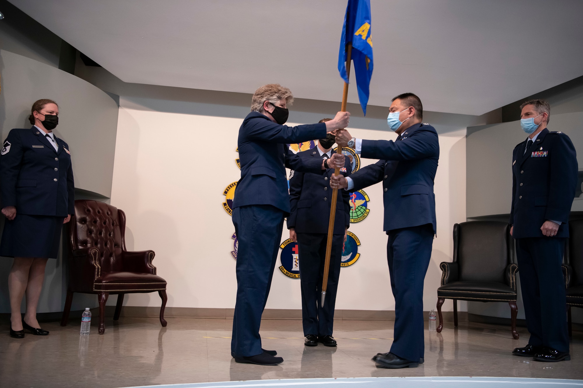 Change of Command Ceremony for the 349th Aeromedical Staging Squadron