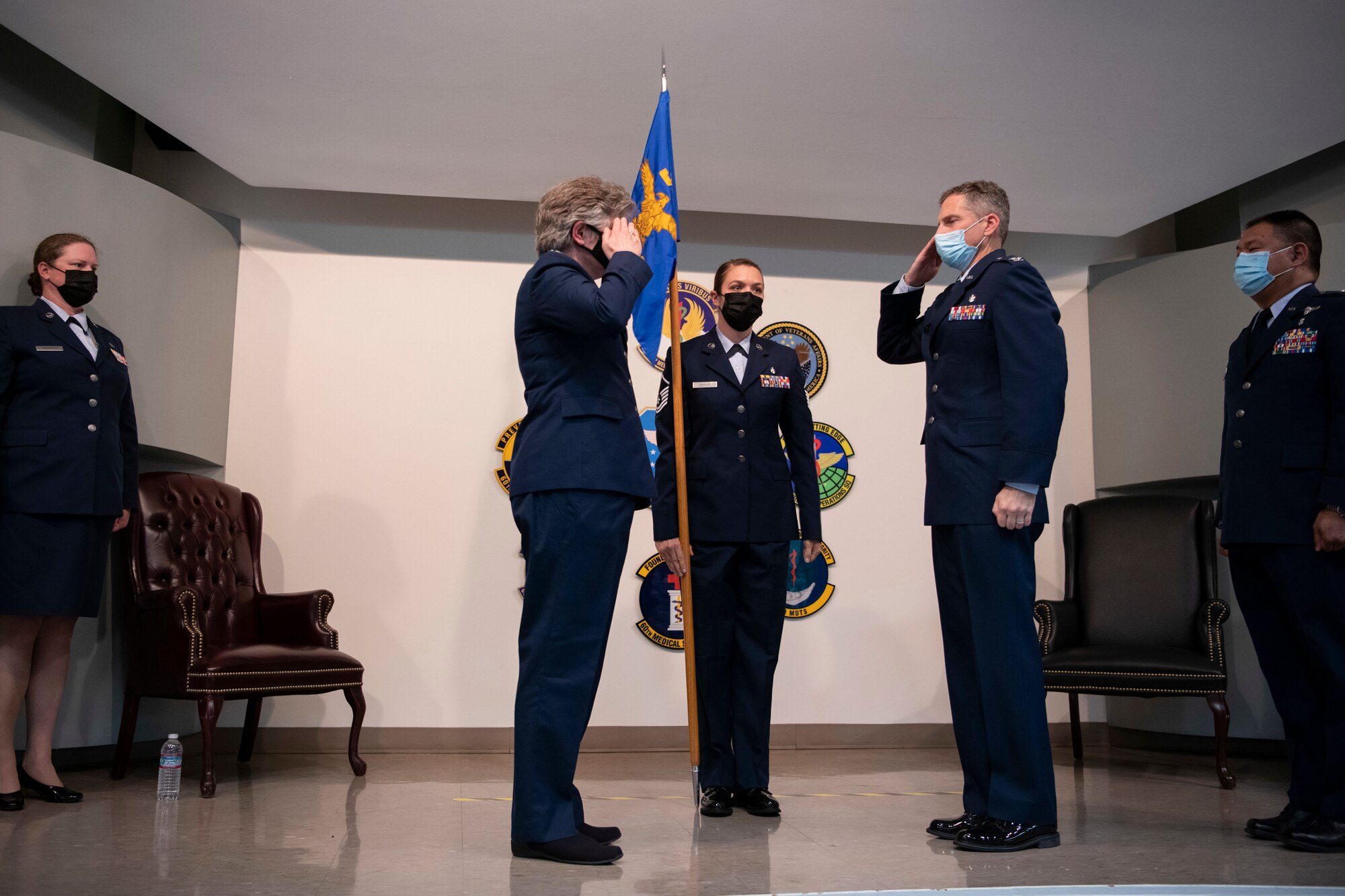 Change of Command Ceremony for the 349th Aeromedical Staging Squadron