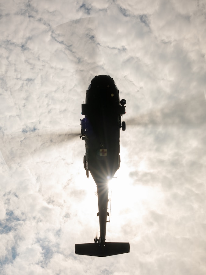 Marines with Combat Logistics Battalion 451, 4th Marine Logistics Group, practice casualty evacuation during Northern Strike 21-2 at Camp Grayling, Michigan on Aug 8, 2021. Northern Strike is an annual exercise hosted by the National Guard aboard the National All-Domain Warfighting Center at Camp Grayling, MI. Reserve Marines with Combat Logistics Battalion 451 are providing direct and general support to Joint Task Force 85, increasing interoperability with sister services and integrating with the Active Component. (U.S. Marine Corps photo by Lance Cpl. Colby Bundy)
