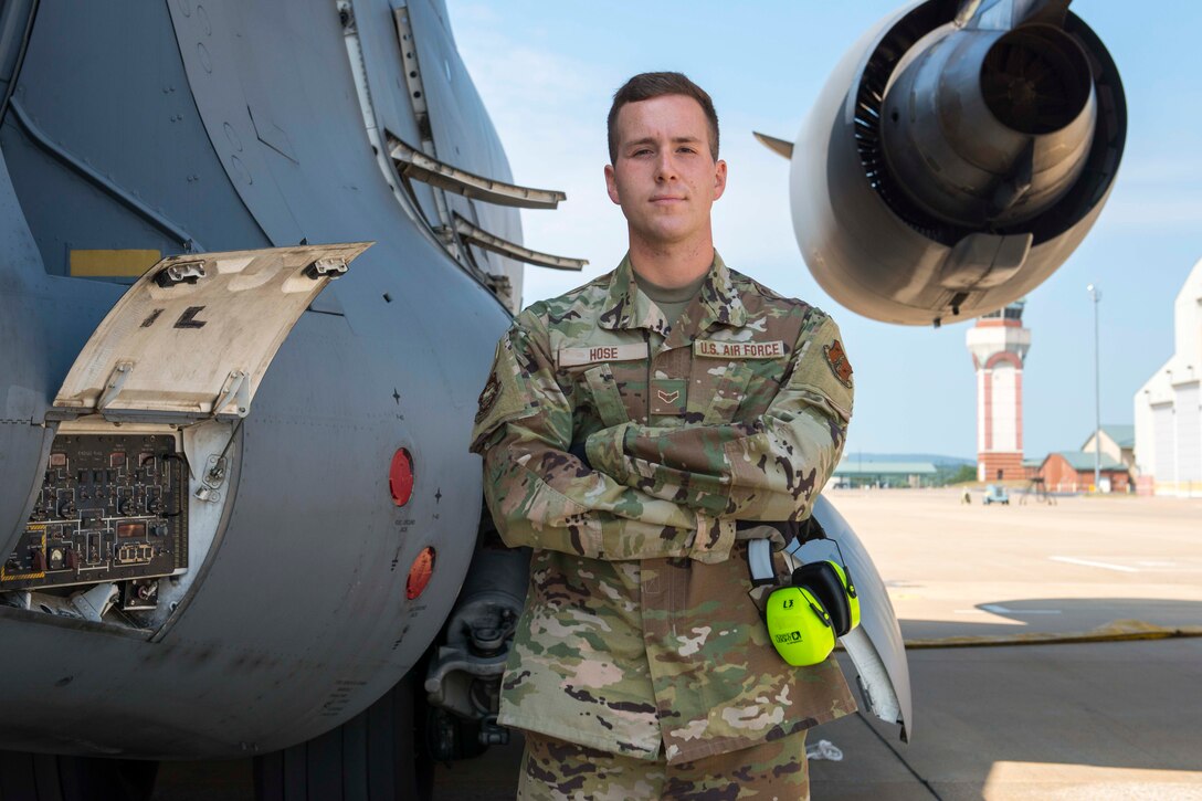 Senior Airman Ian Hose is an aircraft fuels systems specialist for the 167th Maintenance Squadron and the 167th Airlift Wing Airman Spotlight for August 2021