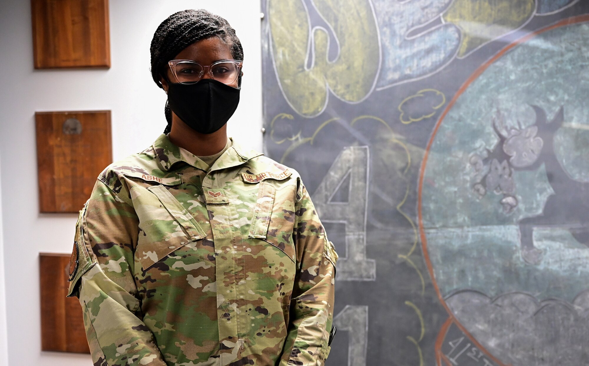 Airman poses for a picture