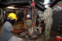 More than 400 SurgeMain members have served at Norfolk Naval Shipyard in the past year as part of the deployment of Navy reservists across the four naval shipyards to reduce maintenance backlog due to the pandemic.  Strong working relationships between the shipyard civilian workforce and reservists has been one of the biggest priorities of the effort.