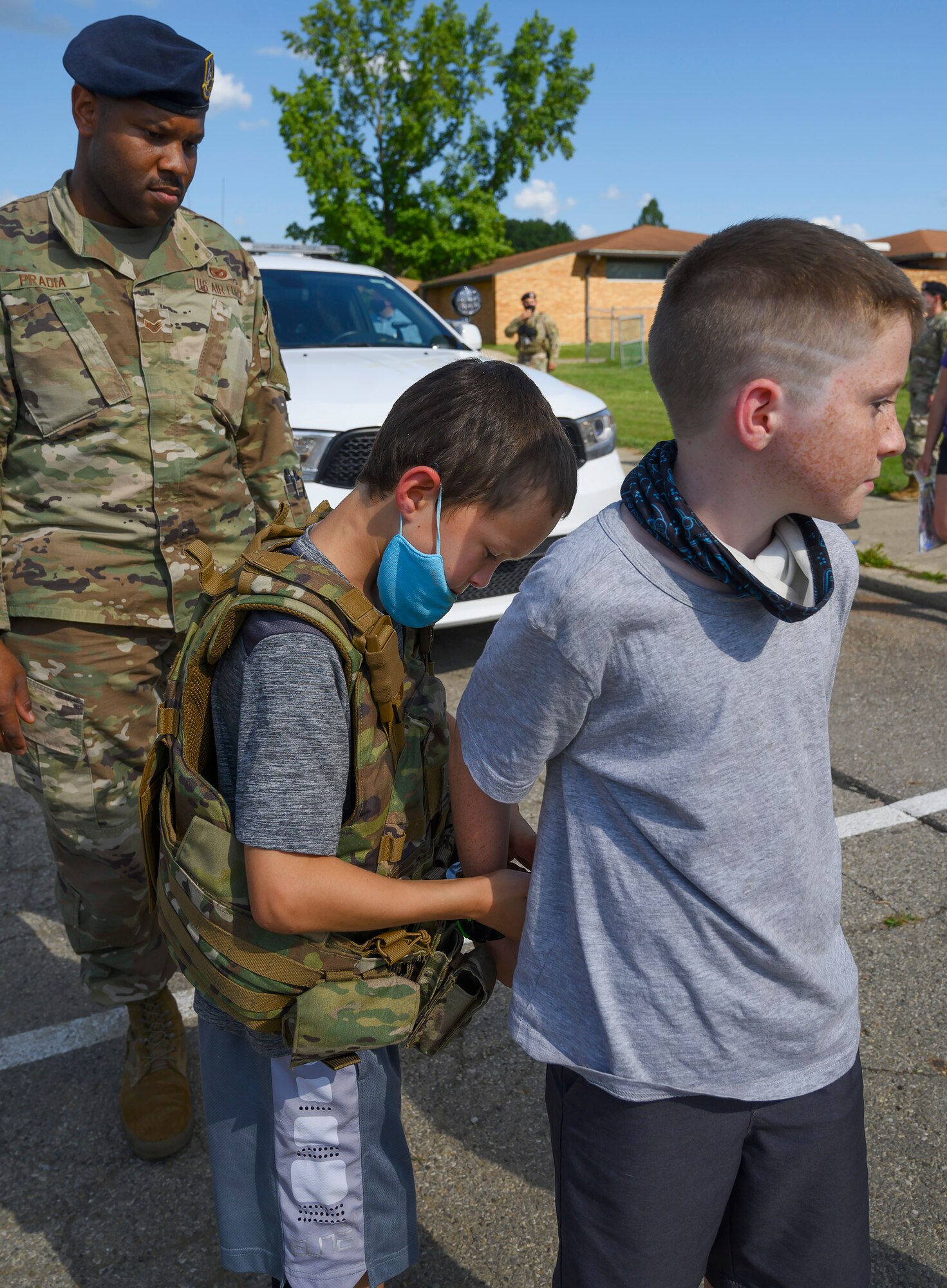 Community kids get to know Wright-Patt “Defenders".