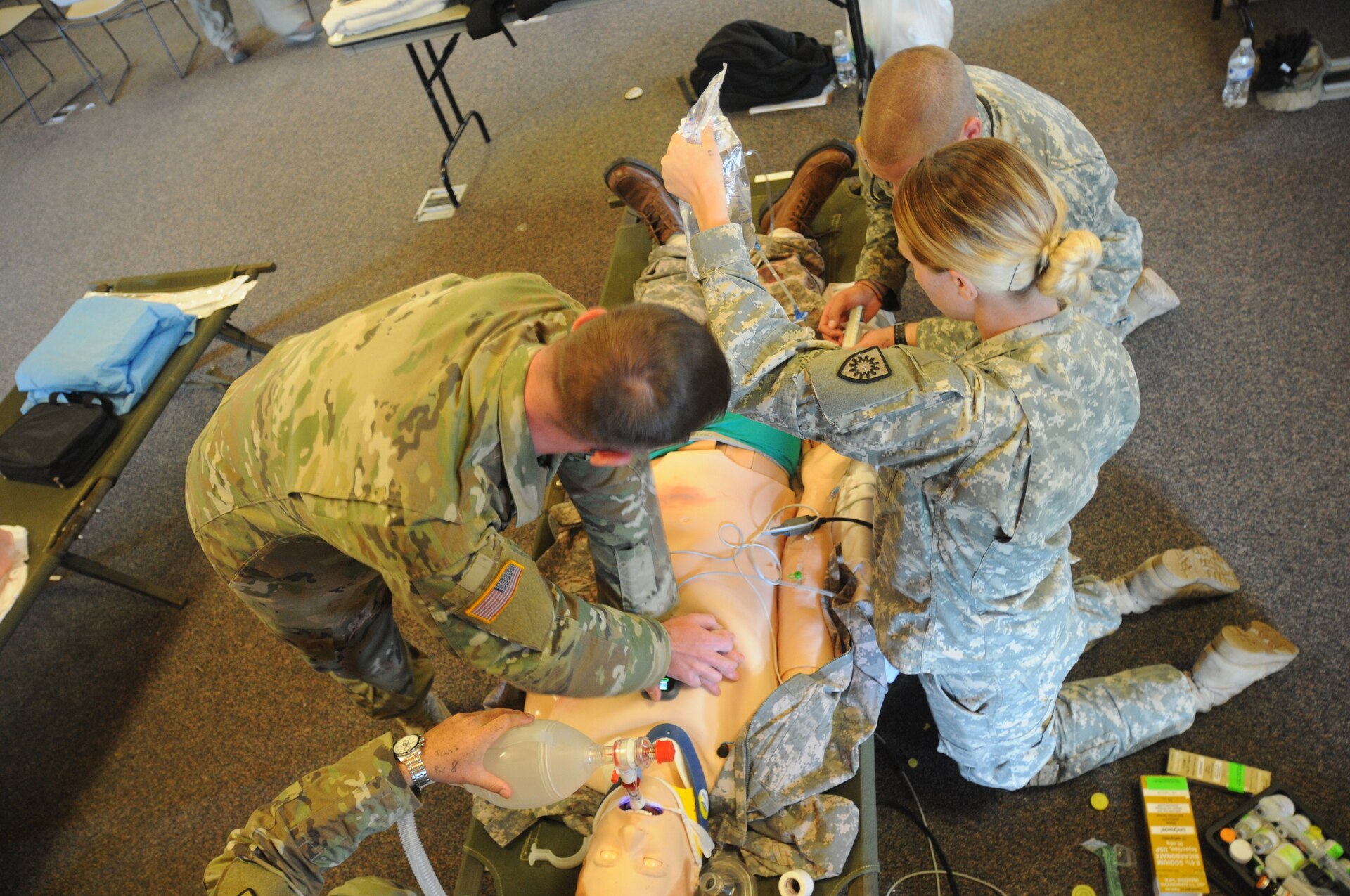 The exercise was part of Operation Cascadia Rising, in which National Guardsmen from Oregon, Kentucky, Idaho and Utah worked side-by-side with other local, state, regional and national government agencies and non-government agencies to test their disaster preparedness and response.