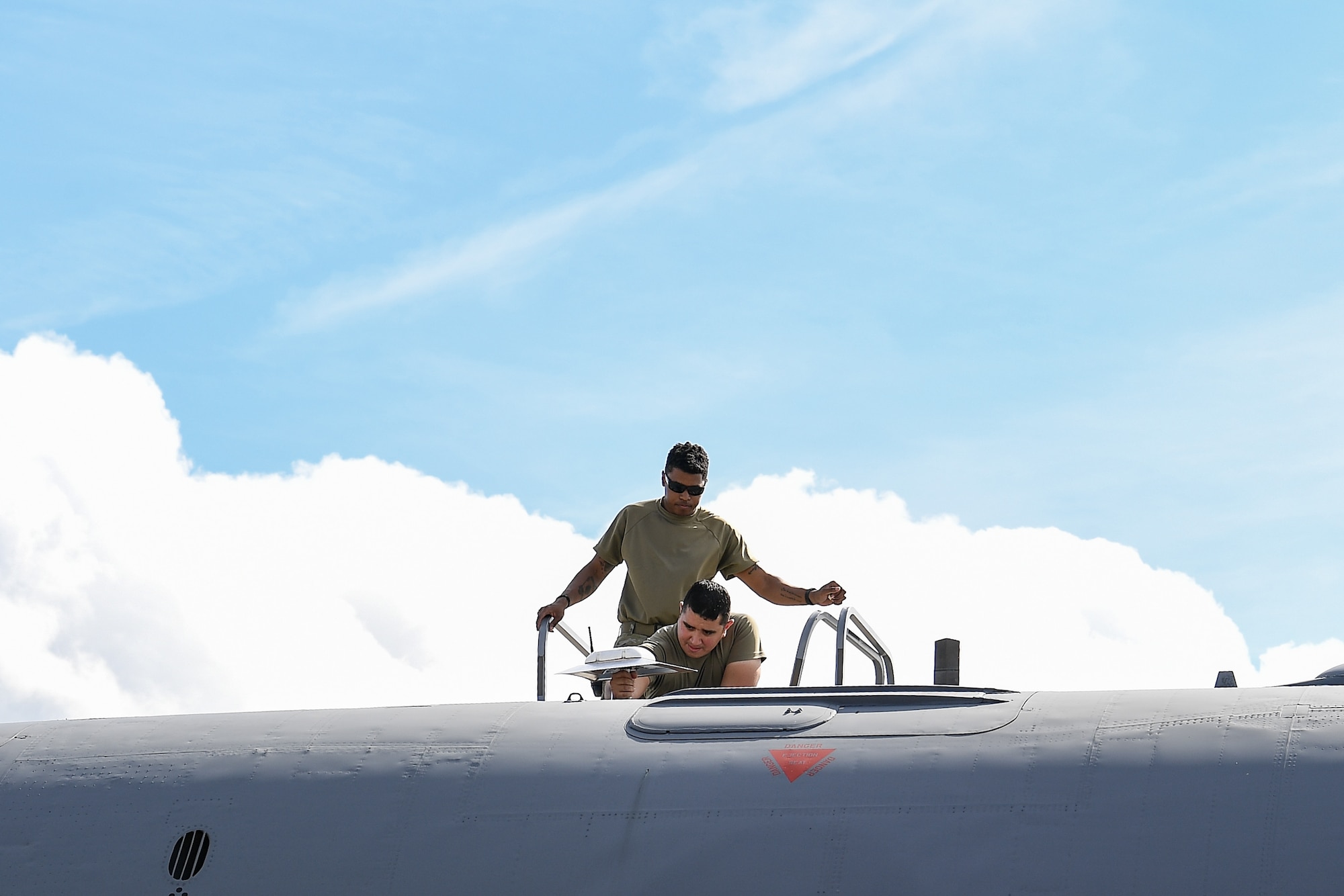 Airmen on Airplane