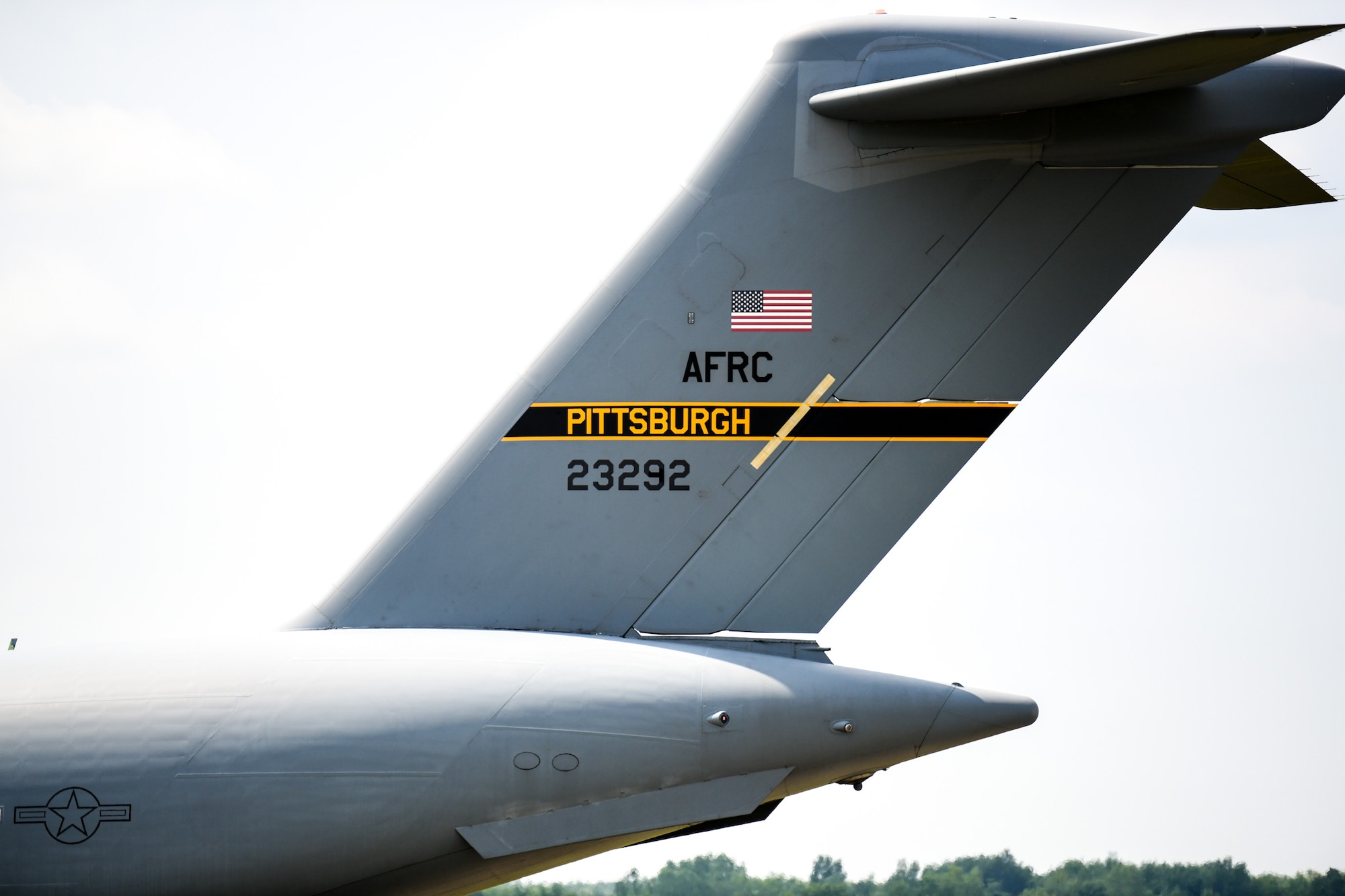 A trio of C-17 aircraft from Pittsburgh Air Reserve Station, Pennsylvania, was one of a trio of aircraft making use of the local runway and uncongested airspace for training.