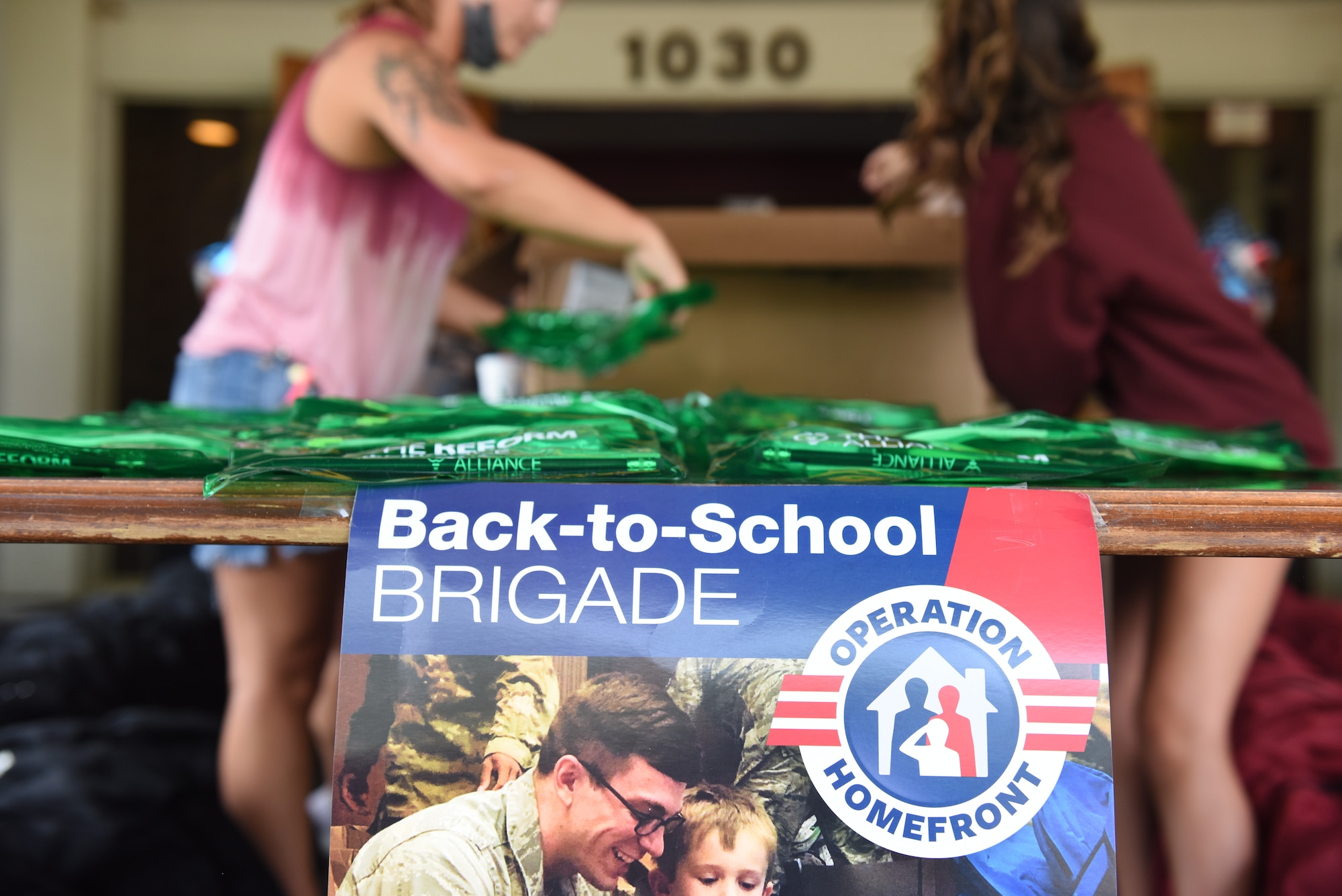 189th Airman and Family Readiness office hosts Back-to-School Brigade