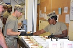 Air and Army National Guardsmen from Pennsylvania and New Hampshire planned, ordered, prepared and served nearly 5,000 meals to more than 200 military service members participating in the Central Delaware Partnership for Hope, an Innovative Readiness Training (IRT) project where service members offered no-cost health care to members of the Dover community in August 2021.