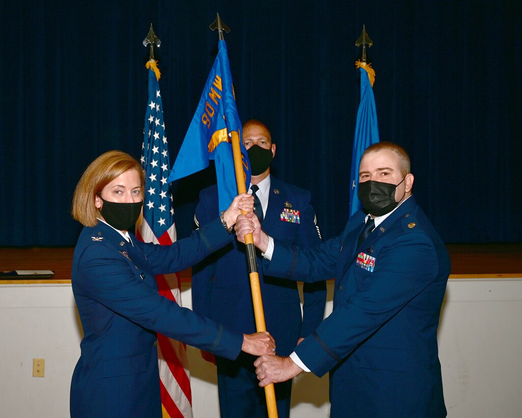 Maj. Ian Cordell assumes command of the 90th Comptroller Squadron.