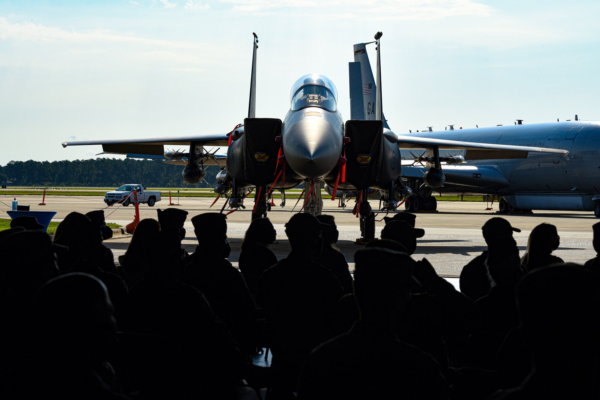 A McDonnell Douglas F-15E Strike Eagle