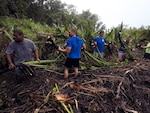 Task Force Koa Moana Participates In Lake Ngardok Cleanup