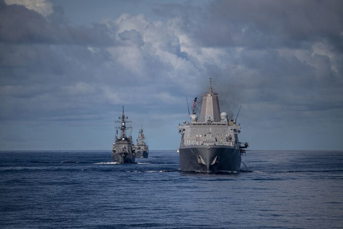 JS Makinami Directs Force During Combined, and Joint Battle Problem