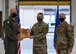 Capt. Robert Stone, quarterly award winner, accepts the Company Grade Officer of the quarter award during the 49th Wing’s 2nd quarter award ceremony, Aug. 13, 2021, on Holloman Air Force Base, New Mexico. Quarterly award winners were selected based on their technical expertise, demonstration of leadership and job performance. (U.S. Air Force photo by Airman 1st Class Jessica Sanchez)