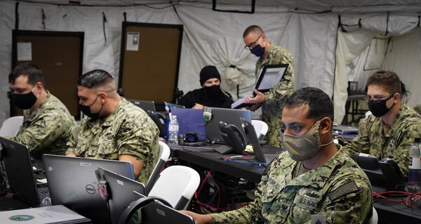 U.S. 2nd Fleet staff participate in Large Scale Exercise 2021