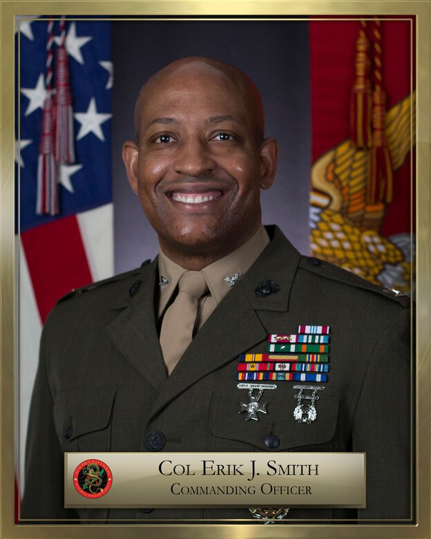 Col. Erik J. Smith official biography photo
