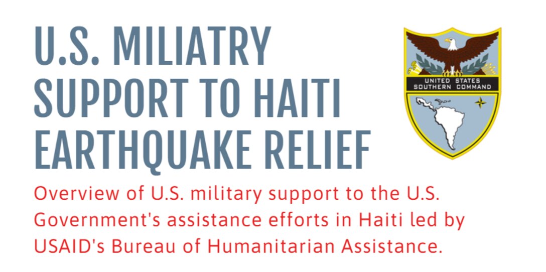 Graphic: U.S. Military Support to Haiti Earthquake Relief.