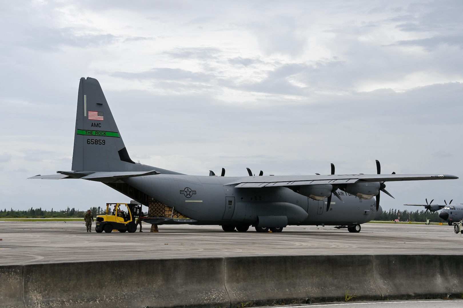 A team of 14 military personnel assigned to a U.S. Southern Command (SOUTHCOM) Situational Awareness Team (SSAT) deploy to Port-au-Prince, Haiti.
