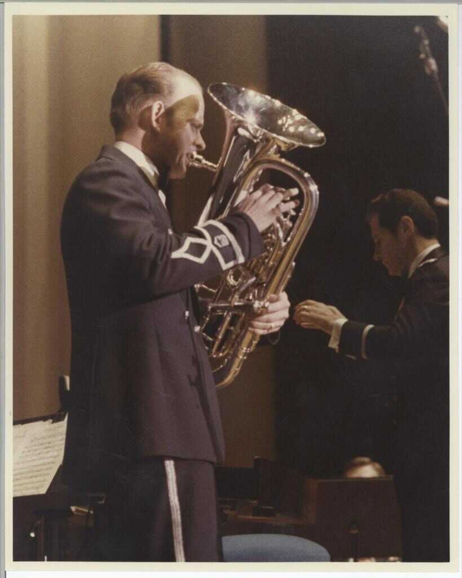 Chief Master Sgt. (ret.) Brian Bowman, an unrivaled soloist, performs with The U. S. Air Force Concert Band under the baton of Colonel (ret.) Arnald Gabriel.