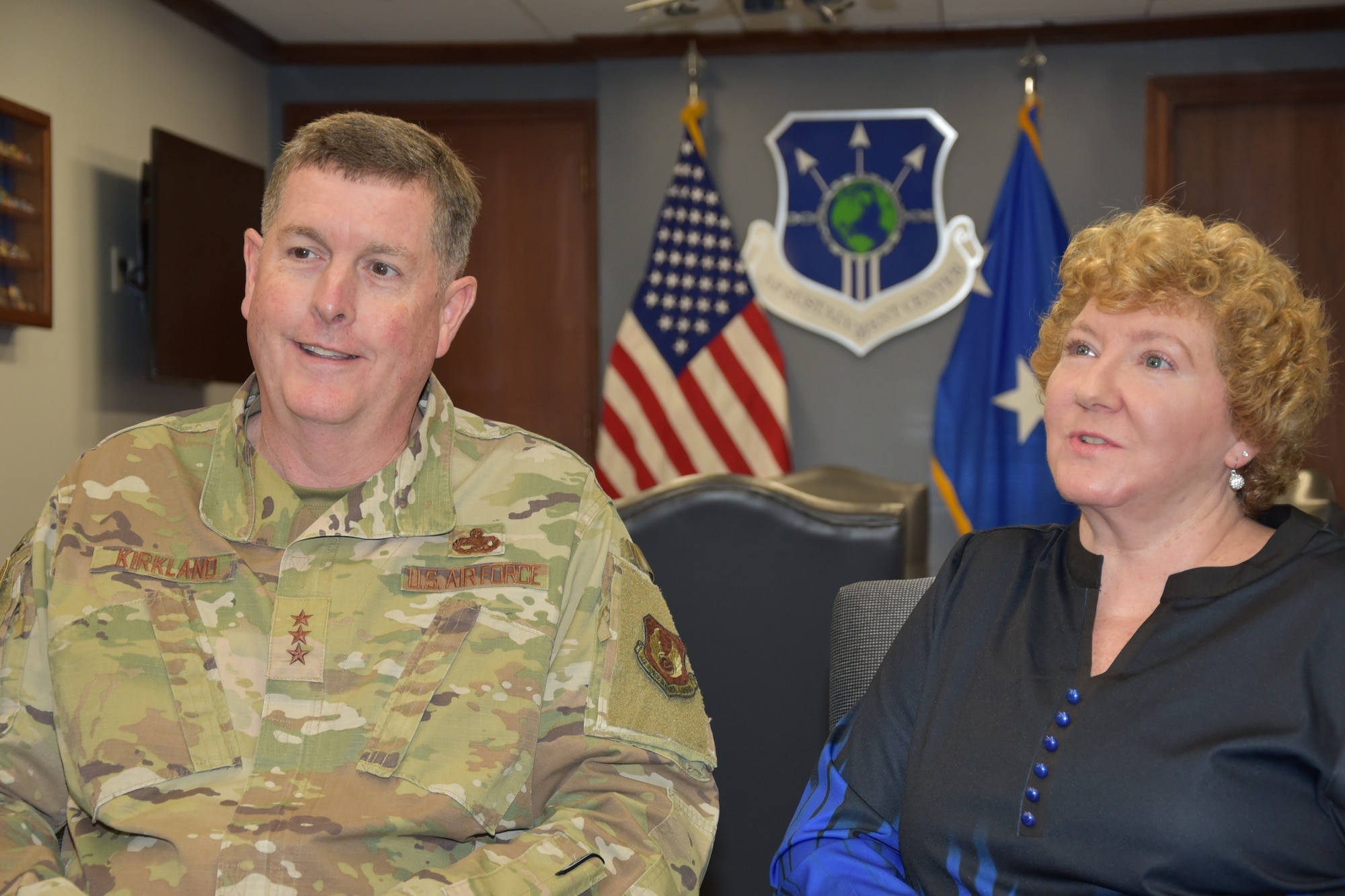 AFSC Commander Lt. Gen. Gene Kirkland and his wife, Judy, offered appreciation to the AFSC workforce.