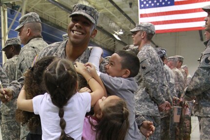 Warm welcome home as "Task Force Punisher" returns to Virginia