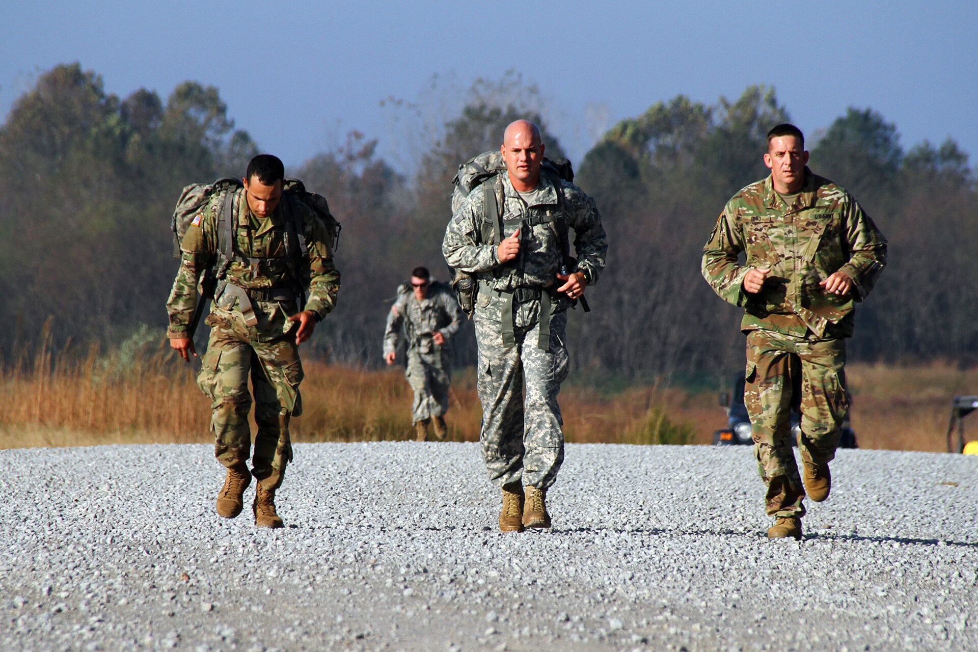 The stress shoot was an expanded event for the competition in order to prepare the Kentucky Guardsmen and the training site for the National Guard's regional best warrior competition to be held in April, 2017.