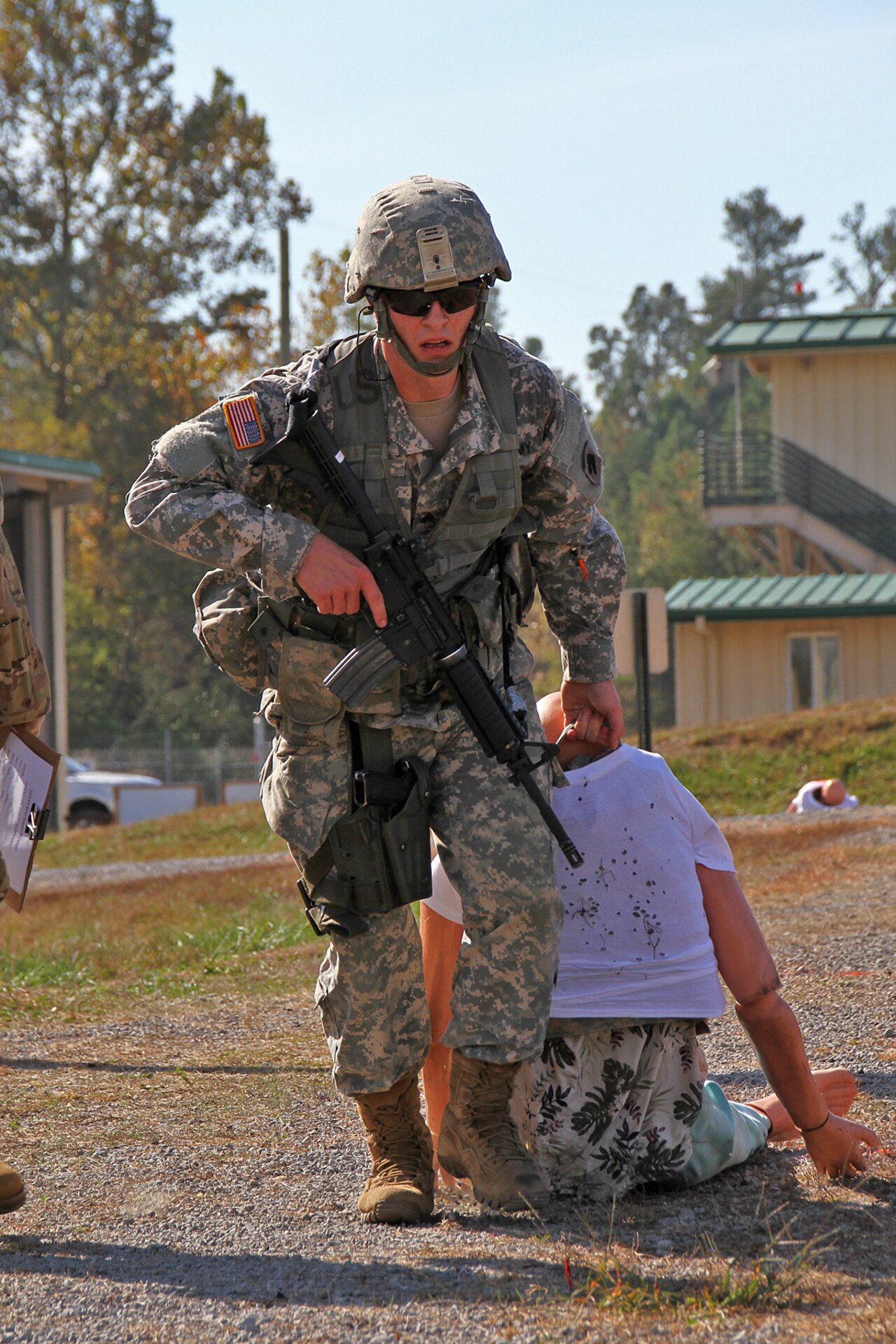 The stress shoot was an expanded event for the competition in order to prepare the Kentucky Guardsmen and the training site for the National Guard's regional best warrior competition to be held in April, 2017.