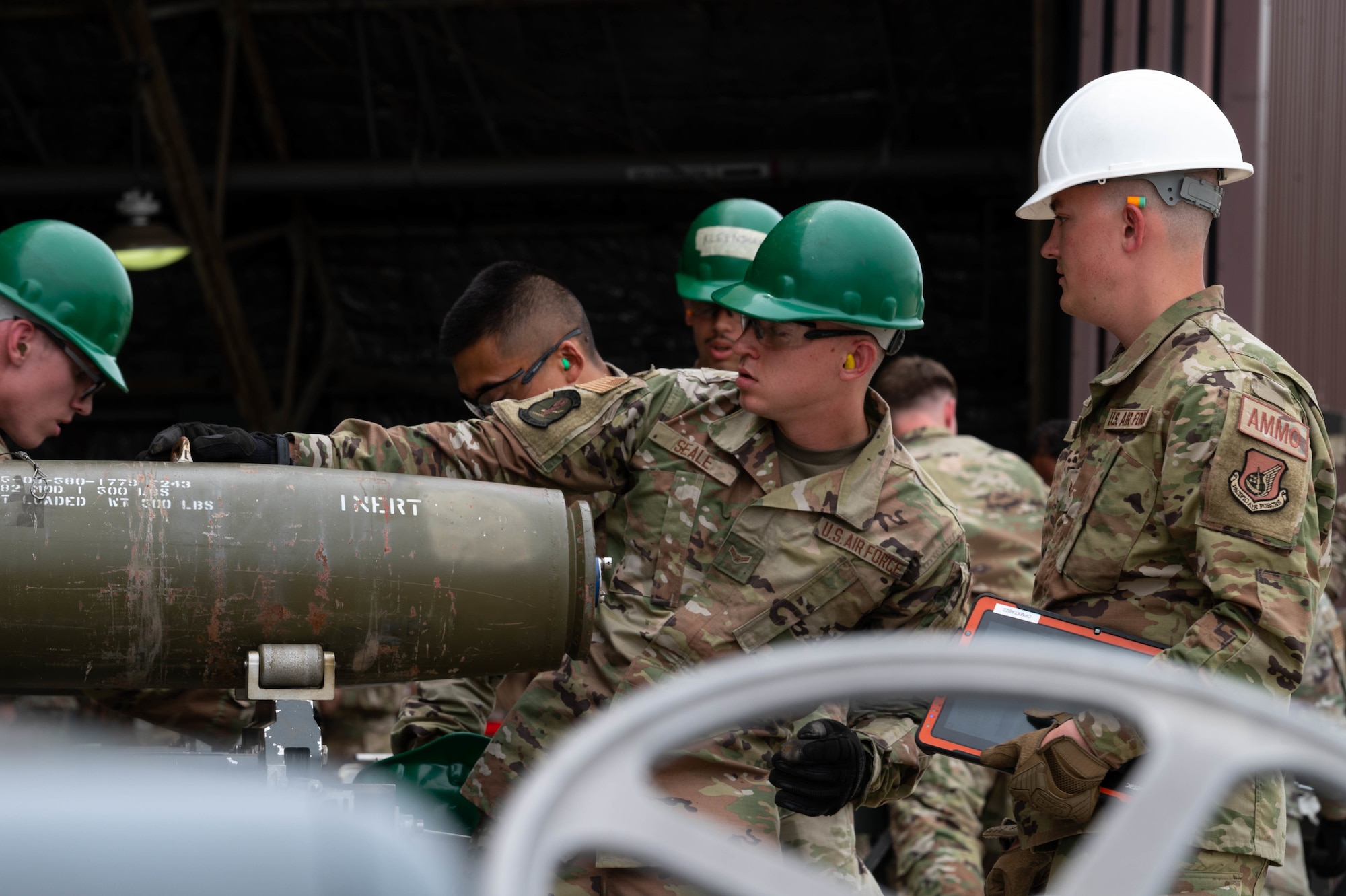 This event consists of building and loading weapons onto the F-16 and A-10 aircraft.