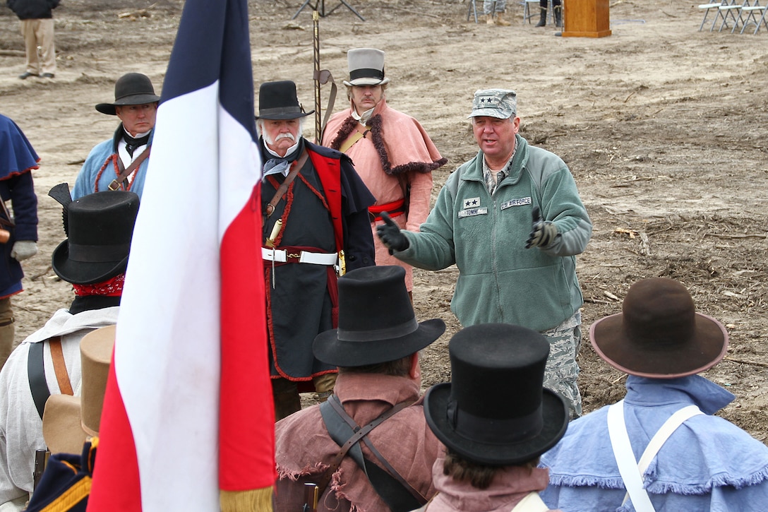 The 2nd Kentucky were part of a living history encampment near Chalmette Battlefield with hundreds of other reenactors for the weekend of events.