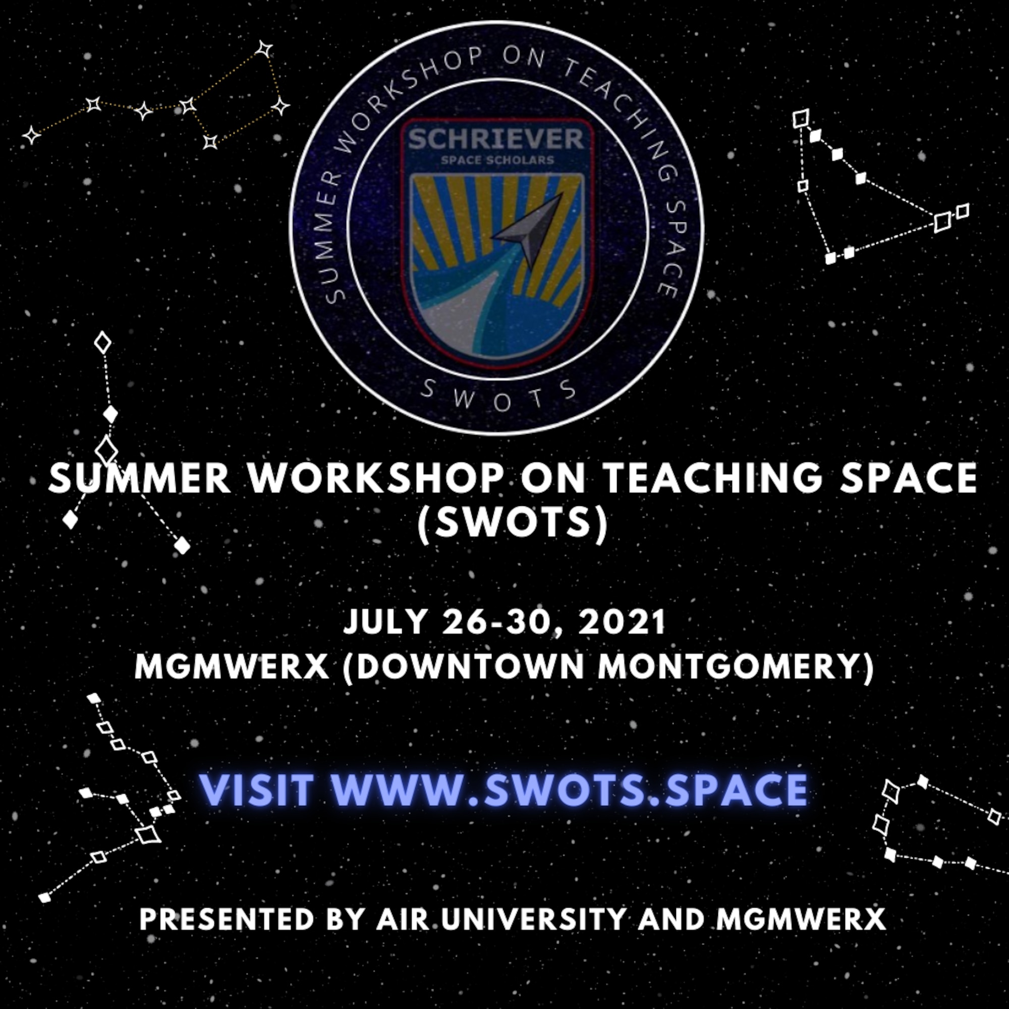 Summer workshop on teaching space flyer.
