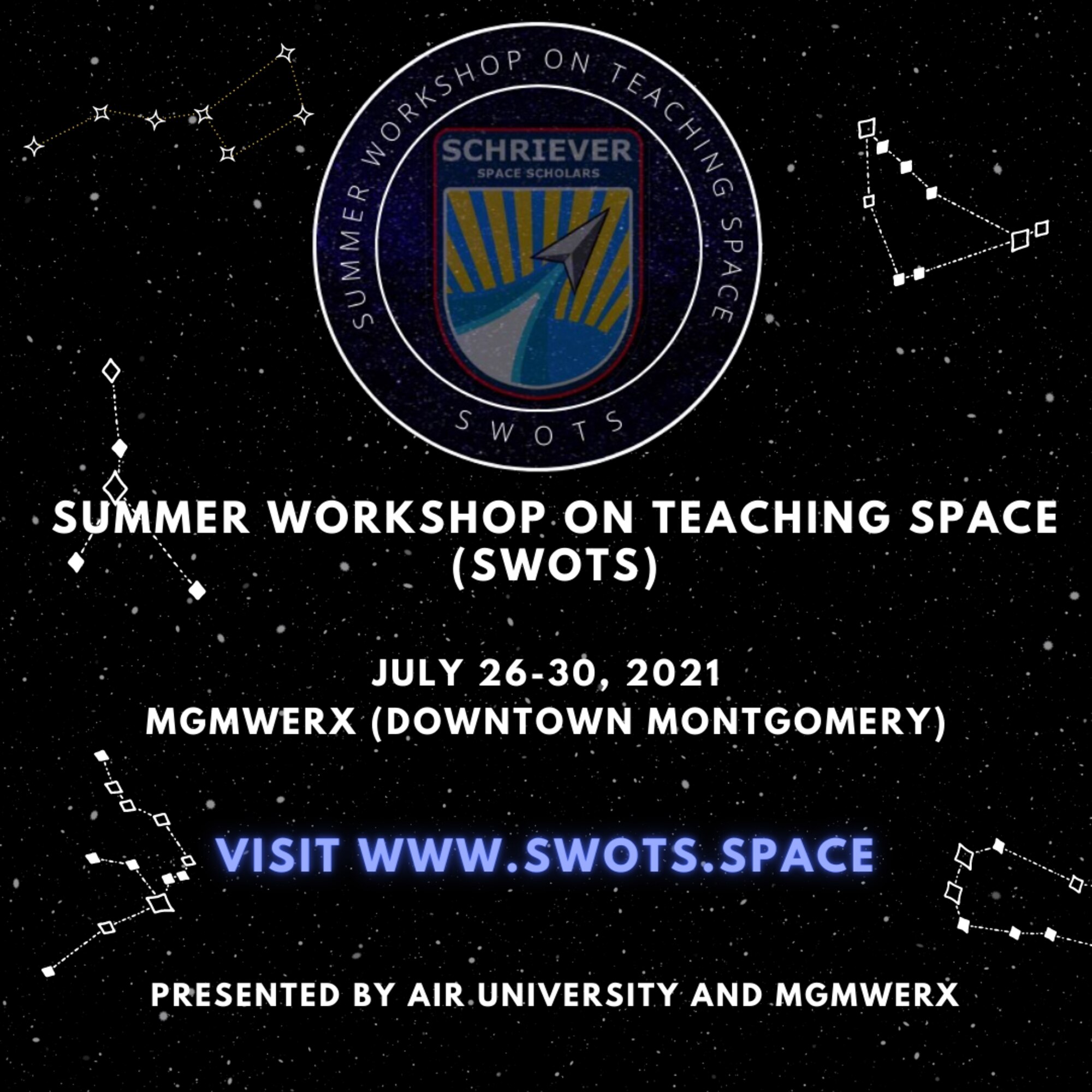 Summer workshop on teaching space flyer.